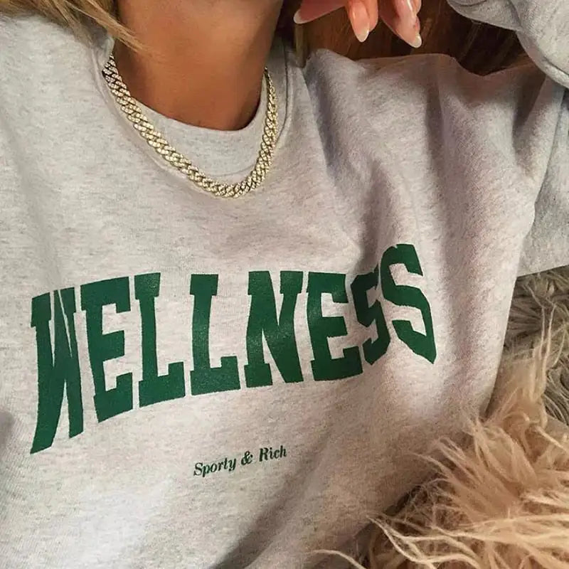 Sudadera de algodón Wellness