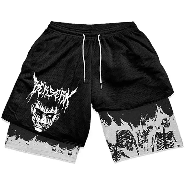 Pantalones cortos 2 en 1 de Anime Gym