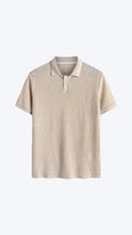 Polo de punto de manga corta
