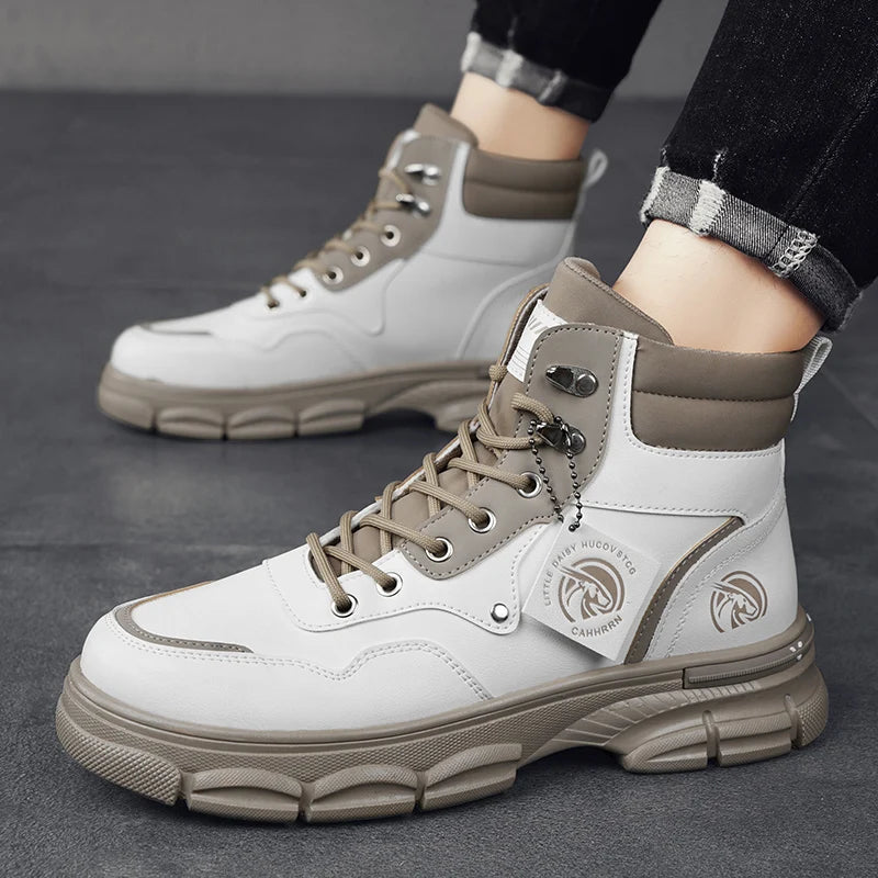 Botas de hombre CYYTL, zapatos de invierno de cuero