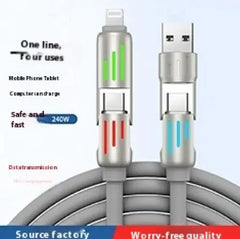 240W Fast Charging Two-to-Two Data Cable