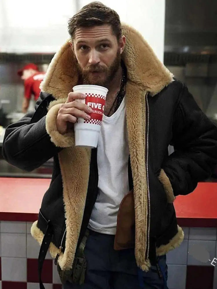 Chaqueta de piel de oveja para un estilo acogedor y elegante
