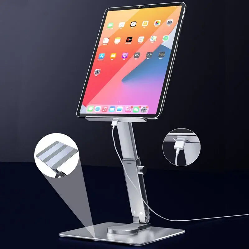 Soporte de aluminio para tableta