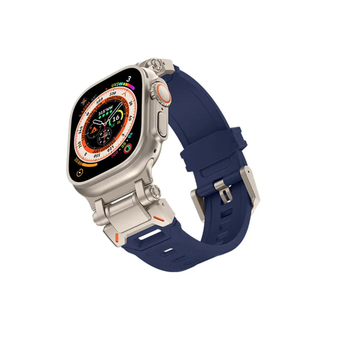 Correa de TPU con conector de aleación de titanio