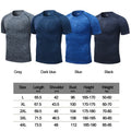 Camisetas de running de compresión de secado rápido para hombre: ropa deportiva para fitness y fútbol