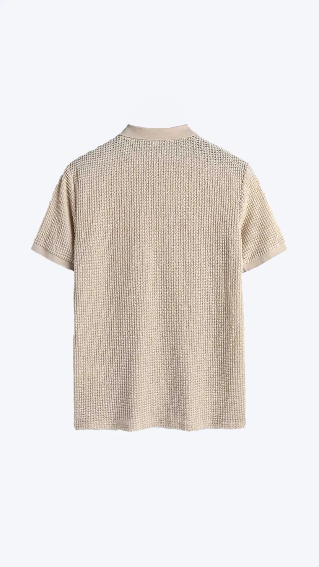 Polo de punto de manga corta