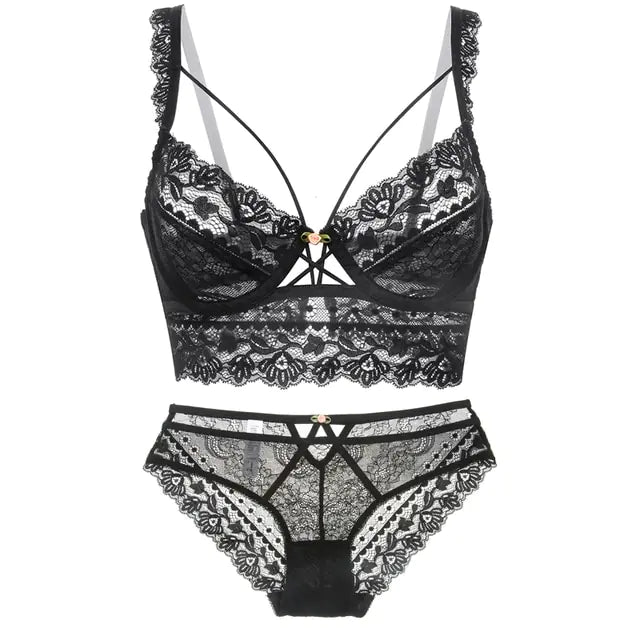 Conjunto de sujetador de vendaje clásico superior CINOON