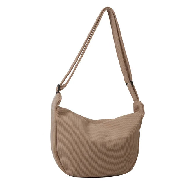 Bolsos bandolera de pana para mujer