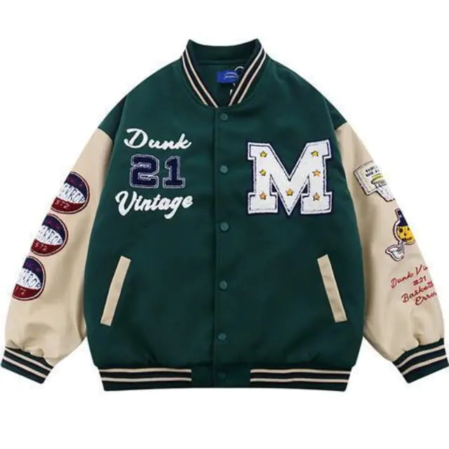 Chaqueta estilo hip hop retro Y2K