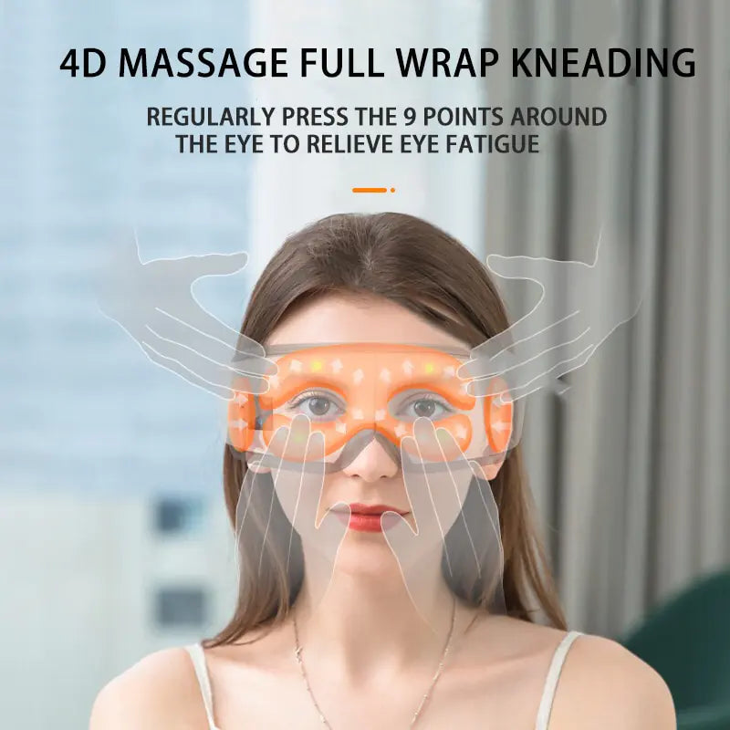 Masajeador de ojos con vibración y airbag inteligente 4D