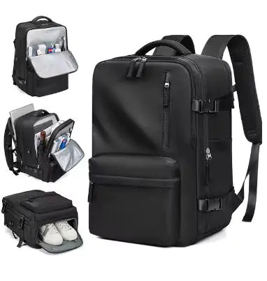 Mochila de viaje con compresión al vacío