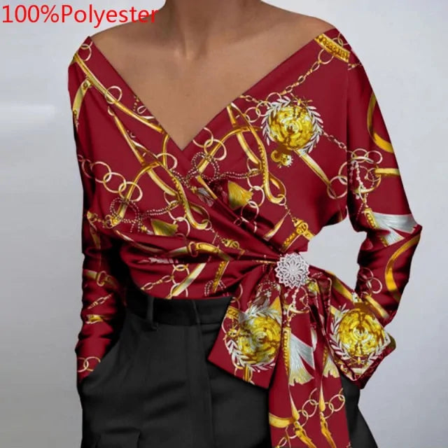 Blusa elegante de moda para mujer