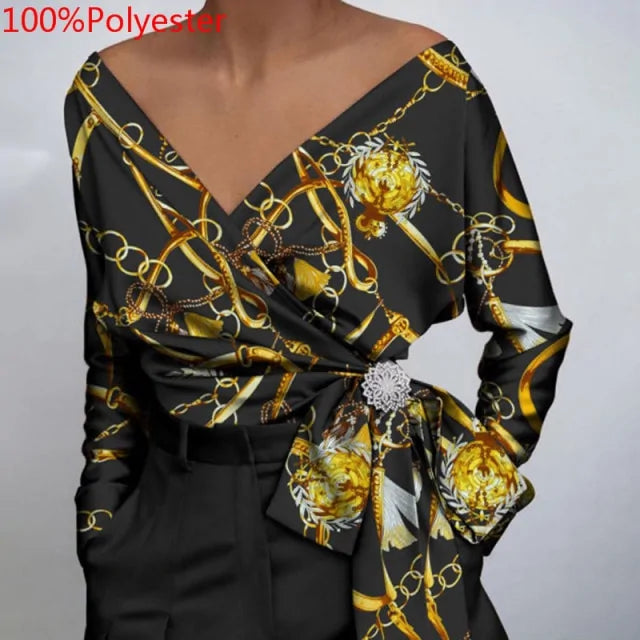 Blusa elegante de moda para mujer