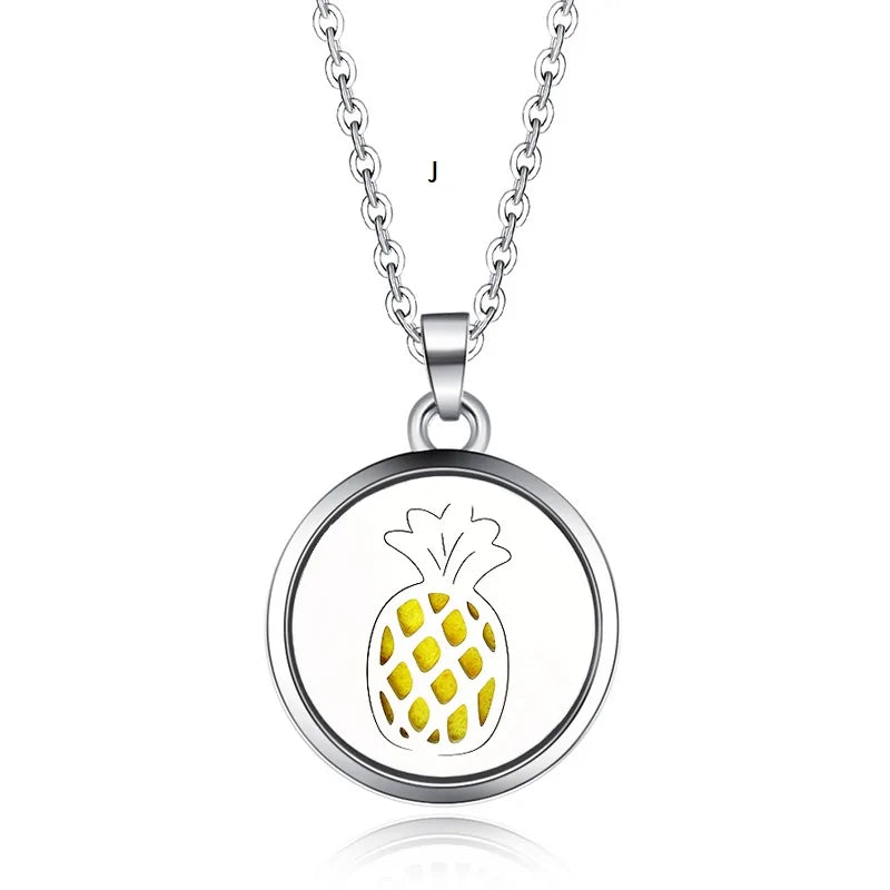 Collar con colgante de aromaterapia y difusor de aceites esenciales