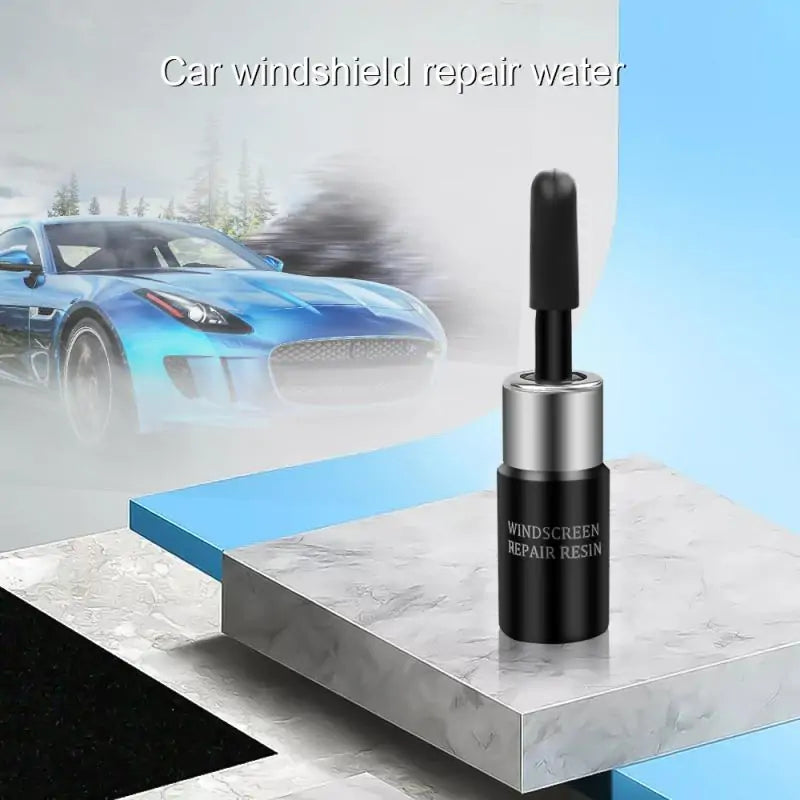 Líquido reparador de vidrios para automóviles