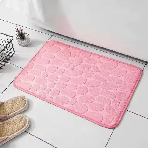Esterilla de espuma viscoelástica con efecto adoquín