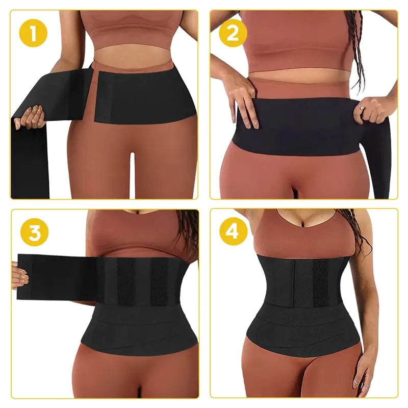Faja moldeadora de cuerpo con bandas elásticas
