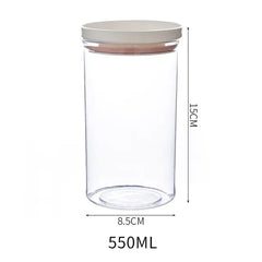 Transparent Food Canister