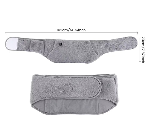 Cinturón de grafeno para aliviar el dolor menstrual: almohadilla térmica recargable por USB