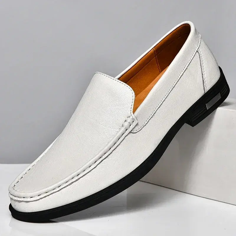 Mocasín de cuero