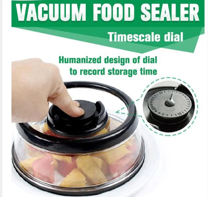 Tapa para alimentos sellada al vacío