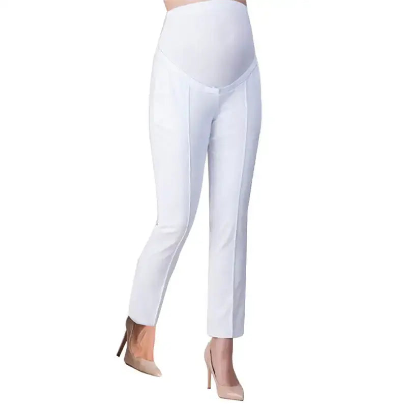 Pantalones de maternidad con vientre elástico