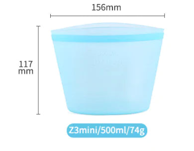 Bolsas de almacenamiento reutilizables de silicona PEVA para alimentos frescos