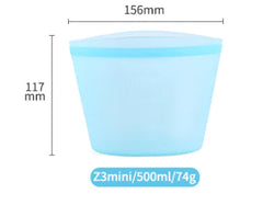 PEVA Fresh-keeping Silicone Food Storage Bag Reusable Storage Bags