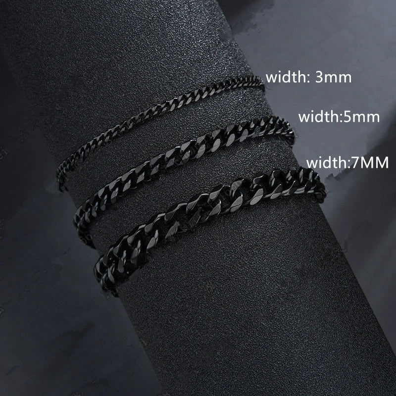 Pulsera de cadena cubana de moda para hombre 2022