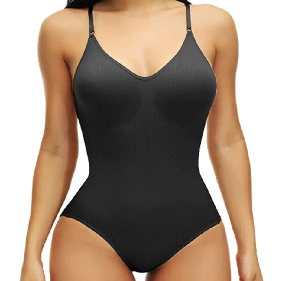 Body con tirantes finos y escote en V