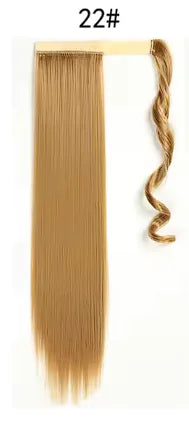 Clip-In Long Straight Ponytail Extension for Women