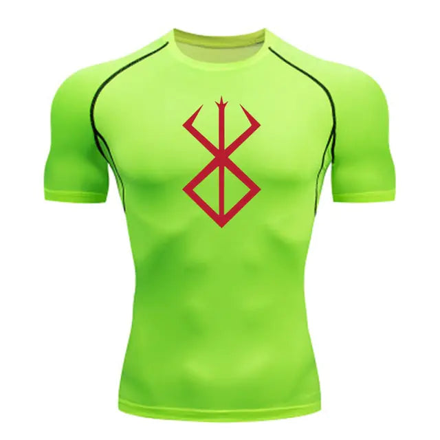 Camiseta de compresión para correr en verano