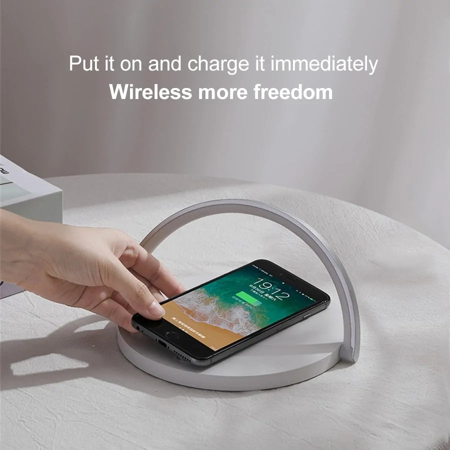 Fast Wireless Charger Table Lamp