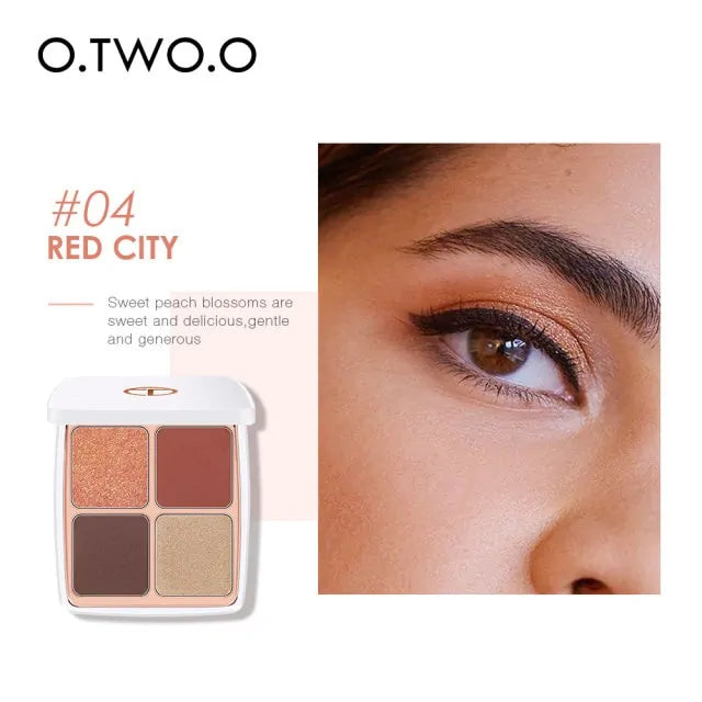 Paleta de sombras de ojos de colores para maquillaje, kit cosmético
