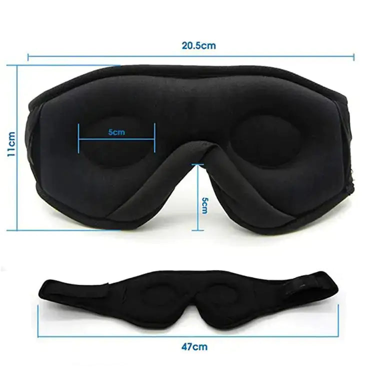 Auriculares inalámbricos con máscara para ojos