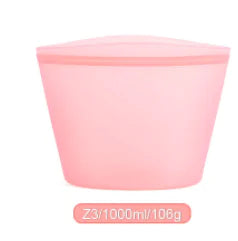 Bolsas de almacenamiento reutilizables de silicona PEVA para alimentos frescos