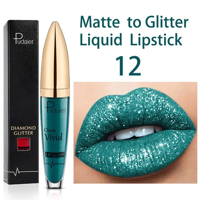 Brillo labial brillante de larga duración
