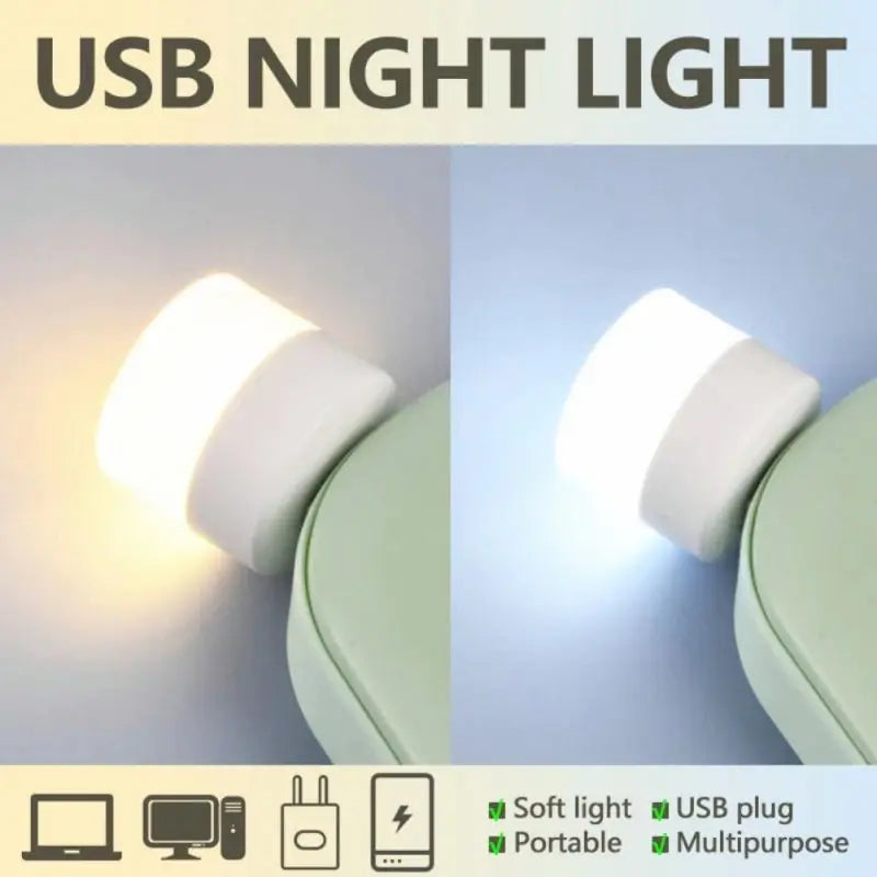 Lámpara con enchufe mini USB de 5 V y 1 W
