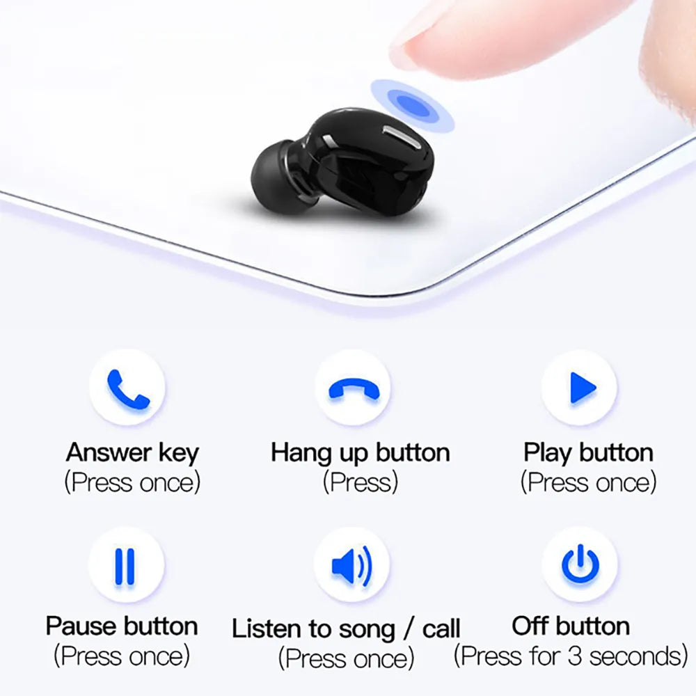 Auriculares con micrófono, individuales, intraauriculares, deportivos