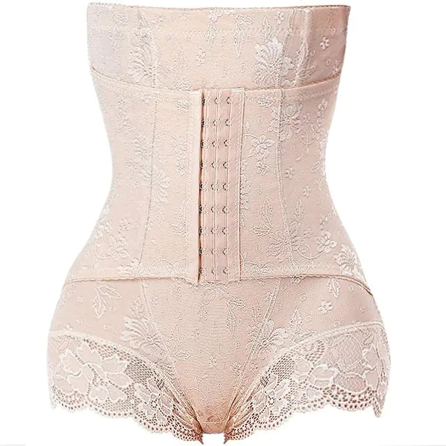 Faja moldeadora de encaje sexy con cremallera
