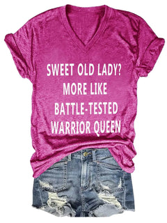 Women's "Sweet Old Lady" Print Tee