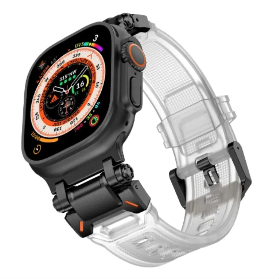 Correa de TPU con conector de aleación de titanio