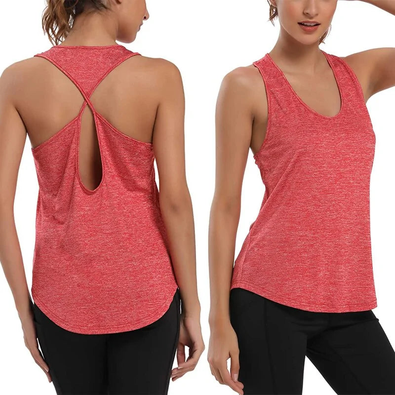Camisetas de yoga y fitness para correr
