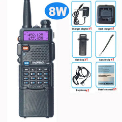 Baofeng UV-5R 3800mAh Big Battery 8W Walkie Talkie