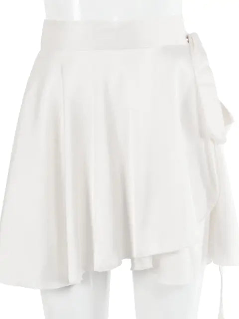 Conjunto de vestido informal de satén de dos piezas