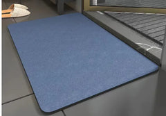 Solid Color Faux Leather Kitchen Mat