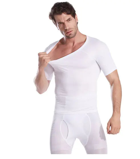 Camiseta de compresión para culturismo para hombre