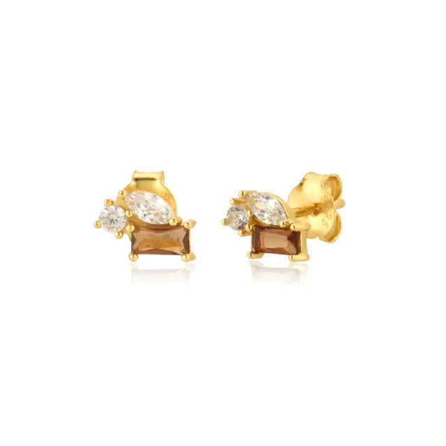 Colección de anillos y pendientes de abejas de invierno