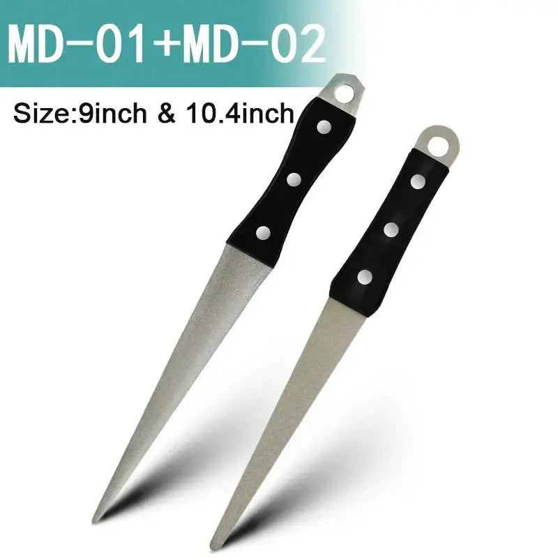 Afilador de cuchillos de acero para afilar superficies curvas