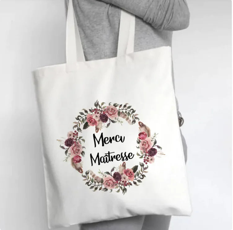 Bolsa de lona Fleur